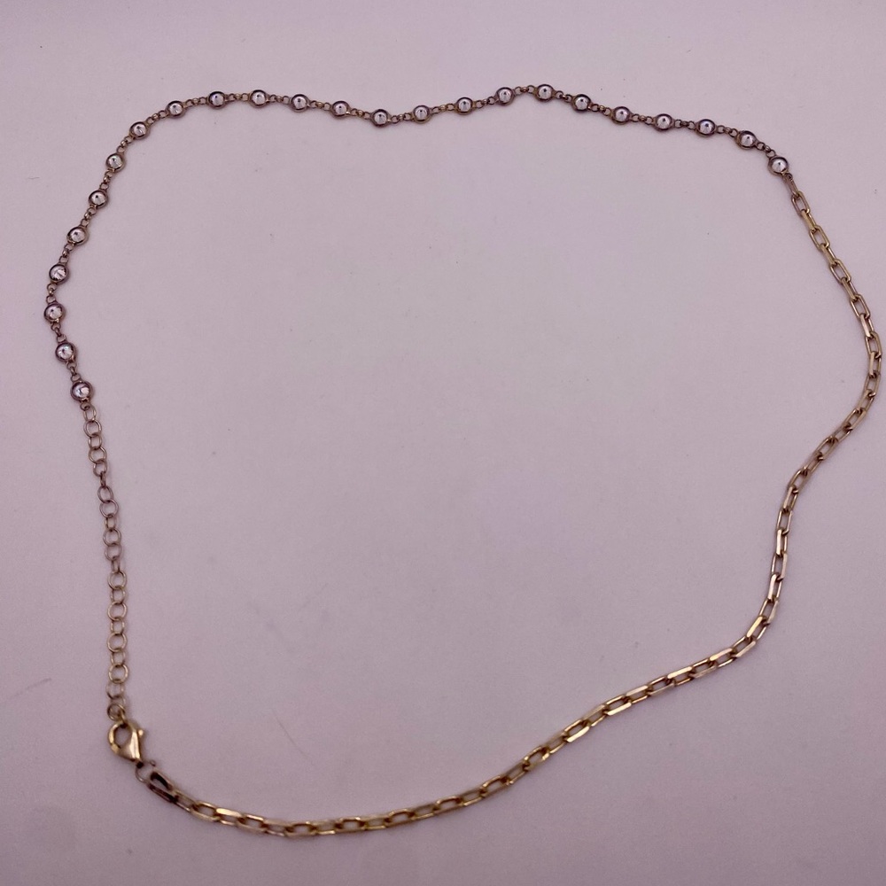 Sterling crystal necklace